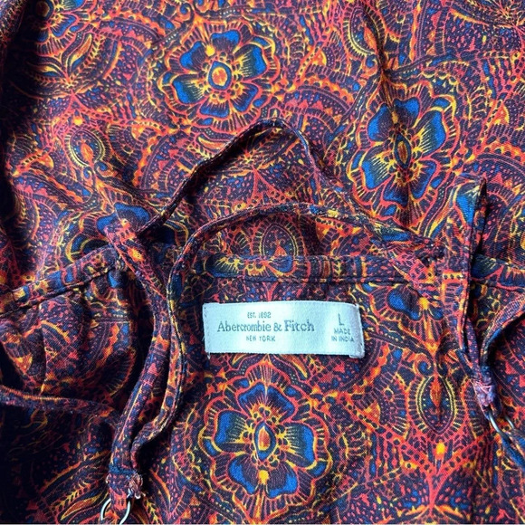 Abercrombie & Fitch Red  Skater Mini Dress Fit-n-Flare
Floral Boho Dress - Picture 9 of 15